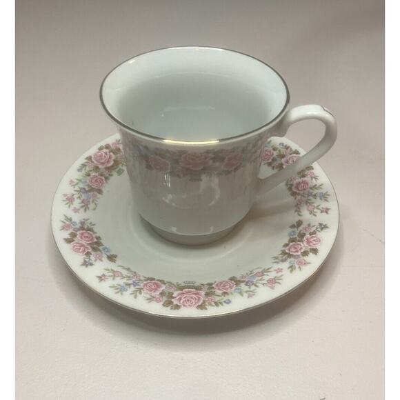 Unbranded Other - Pink Flower Rose Tea Cup And Saucer Granny Core See Pics Vintage